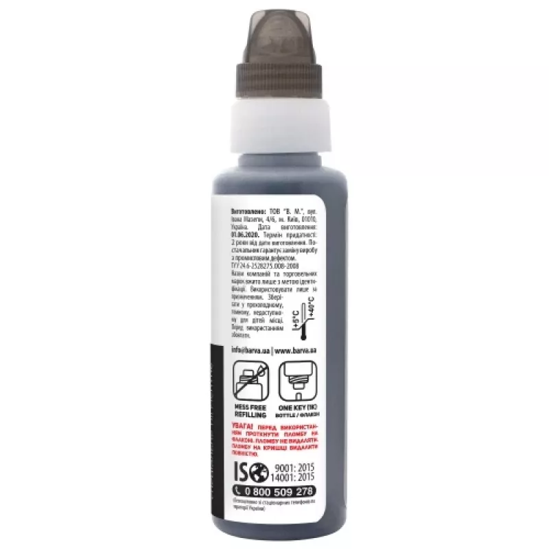 Compatible Barva Epson 101 BK (C13T03V14A) (E101-558-1K) inktnavulfles, zwart