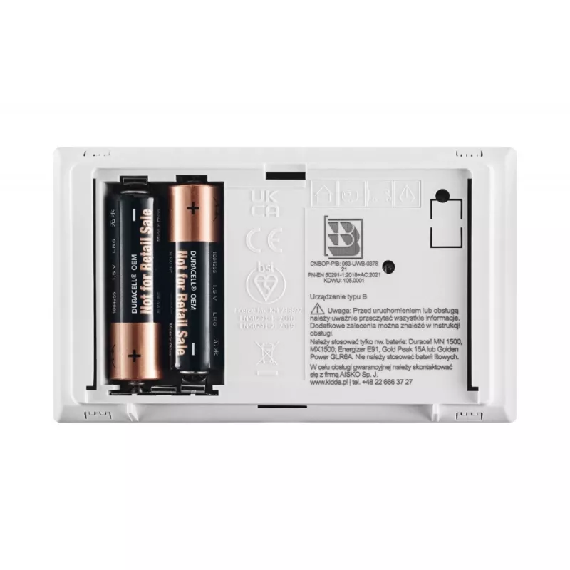 Koolmonoxidemelder Kidde K7DCO met display wit