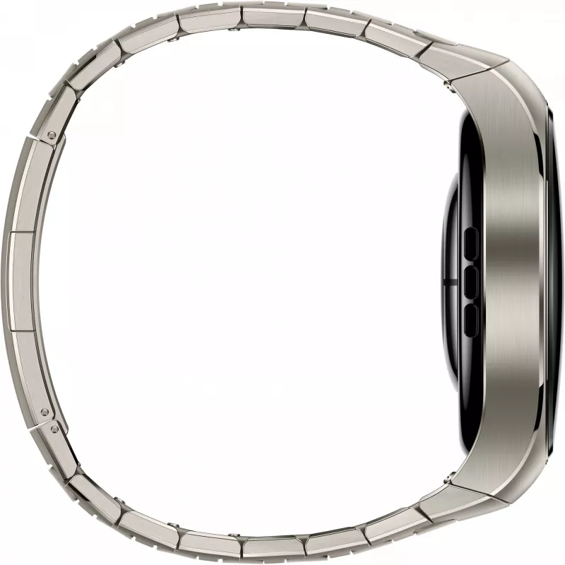 Smartwatch HUAWEI WATCH 5, 1,5 inch AMOLED, 466×466, 46 mm titanium behuizing, Wi-Fi, GPS, zilver