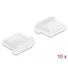 Stofkap voor USB Type-C-bus DeLOCK 64095 10 stuks wit