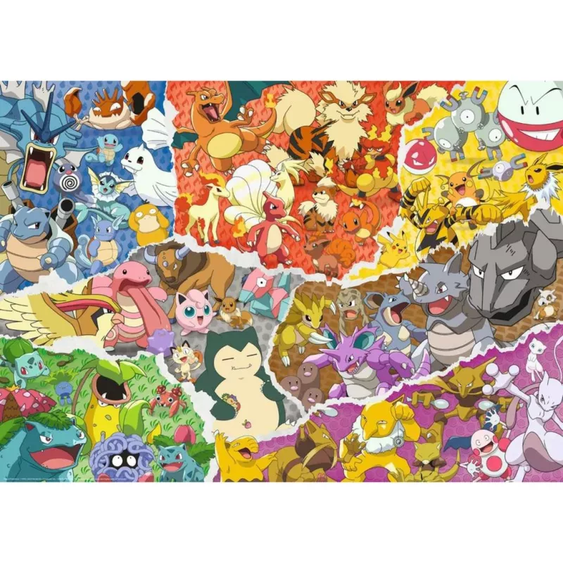 Puzzel Ravensburger Colour puzzle 1000 stukjes (12000832) — cartoons, 700 mm breed, aanbevolen leeftijd 14+