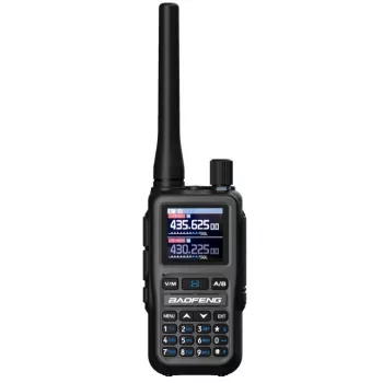 Baofeng UV-5R EU MINI USB-C Bluetooth VHF UHF Luchtvaartband Grijs Walkie-talkie