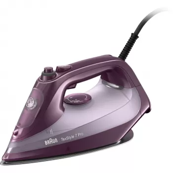 Braun TexStyle 7 Pro SI 7181 VI strijkijzer stoomstrijkijzer EloxalPlus-strijkzool 3100 W paars