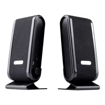 Luidspreker 2+0 Quanto zwart USB