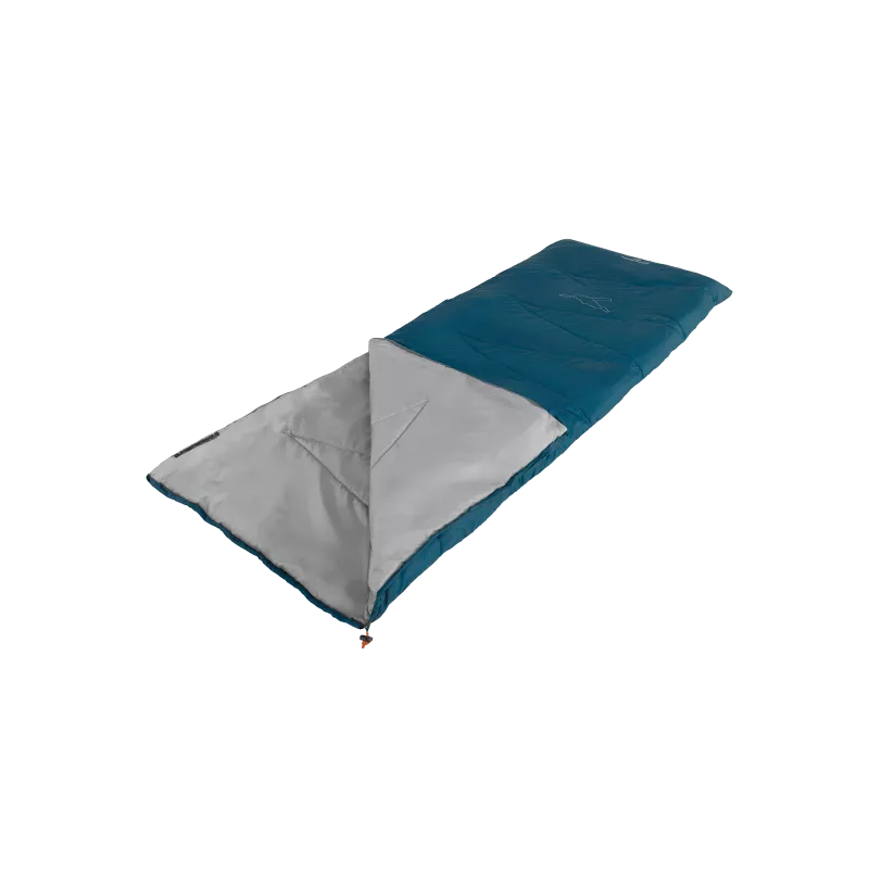Easy Camp Starling Square slaapzak, 10 °C, blauw, eenzijdige L-vormige rits