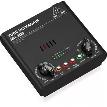 Audio-voorversterker Behringer MIC300 zwart