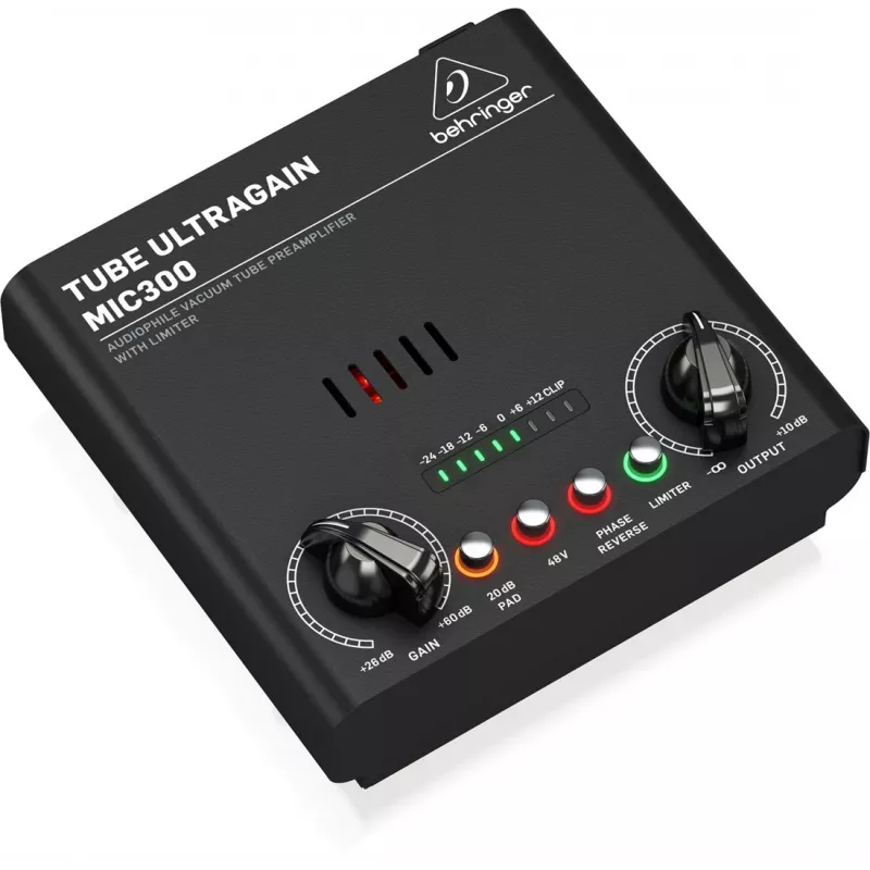 Audio-voorversterker Behringer MIC300 zwart