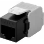 Microconnect KEYSTONE-16 Keystone-module plat zwart RJ-45