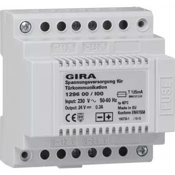 GIRA 1296 00 voedingstransformator grijs (129600)
