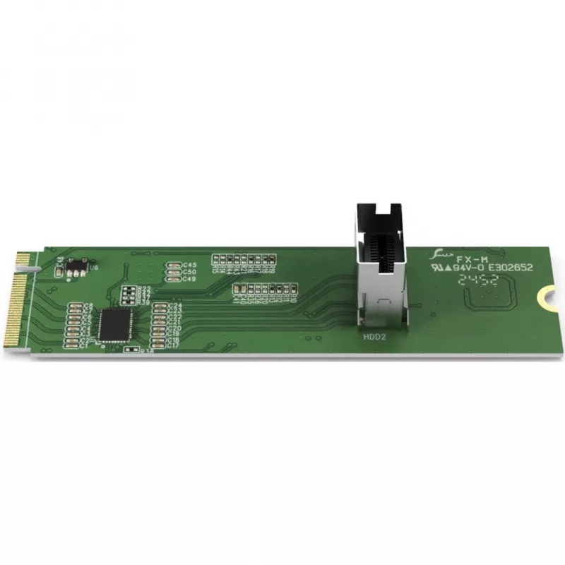 ICY DOCK - M.2 NVMe PCIe 4.0 SSD naar 1 x SlimSAS 4i Adapter met Redriver