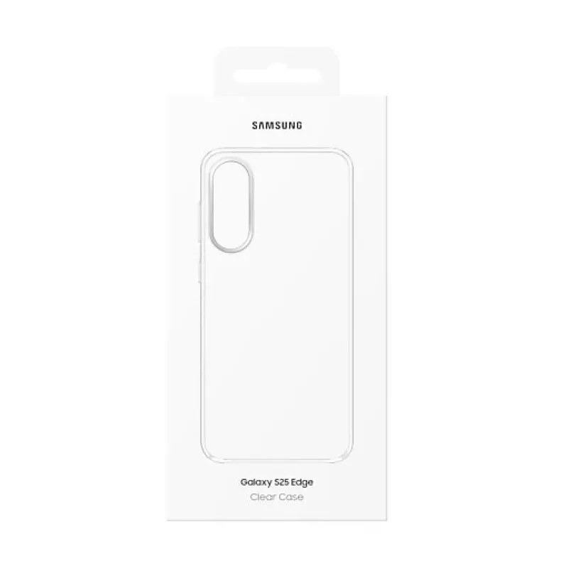 Samsung EF-QS937CTEGWW Clear Case hoes voor Galaxy S25 Edge, transparant