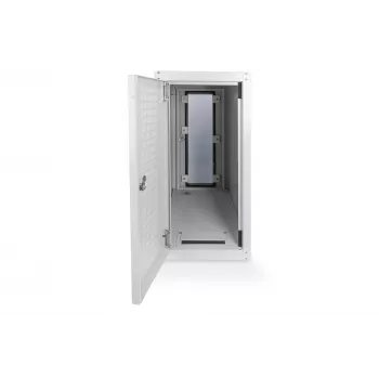Digitus Computerbehuizing met glazen deur, rolbaar, afsluitbaar, met ventilatiesleuven