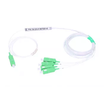 Kabelsplitter Extralink splitter 1:4 PLC SC/APC 900um 1,5 m groen wit
