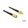 Coaxkabel DeLOCK 88648 3m SMB zwart