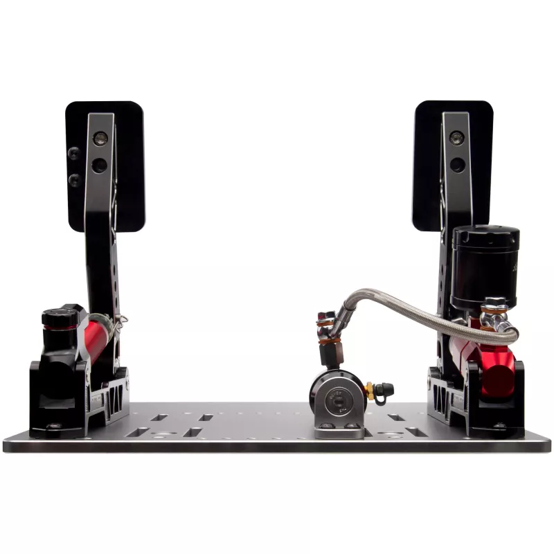 Simagic P2000 hydraulische 2-pedaalset, 100KG loadcell - Crimson Edition