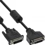 InLine DVI-D-kabel 24+1 M/F, Dual Link, 2 ferrietkernen, 3 m