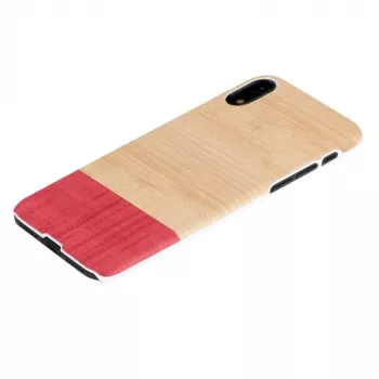 Telefoonhoesje man and wood voor iPhone XR — miss match white