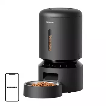 Voerautomaat voor huisdieren Aptel Petlibro Granary WiFi 5 L — automatische droogvoerbak (zwart)