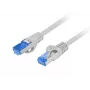 LANBERG netwerkkabel PCF6A-10CC-0500-S Cat6a S/FTP RJ-45–RJ-45 5 m grijs LSZH