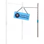Gymnastiekrek-verlenging dubbelrek HUDORA Vario, verstelbaar fitnessapparaat, blauw/beige