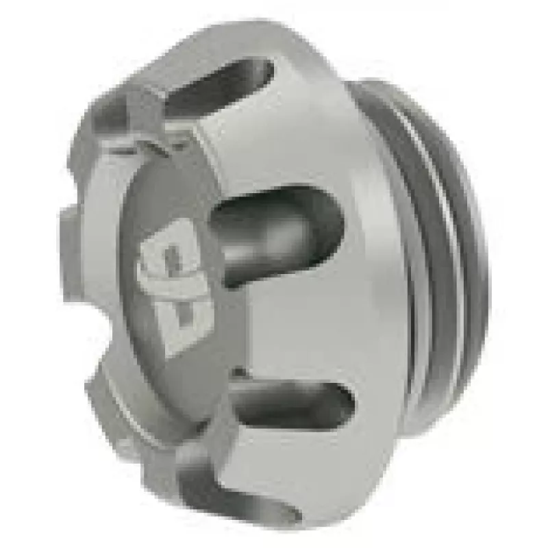 Barrow Kepler stop G1/4 inch THODT-V1 - WS zilver — aansluitstop, G1/4 inch schroefdraad, zilveren afwerking