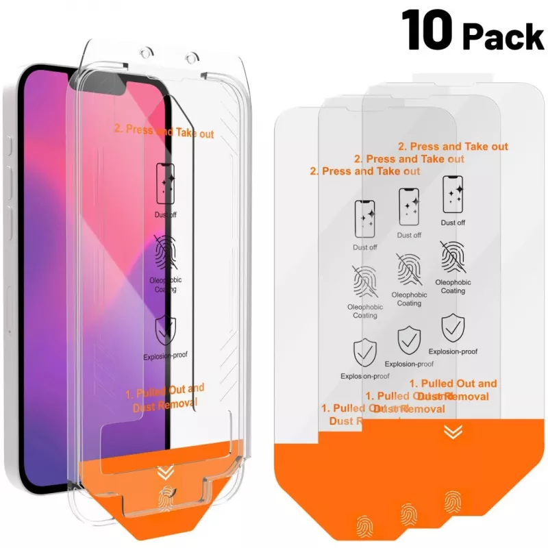 4smarts Second Glass 541424 Servicekit voor iPhone 16e, verpakking van 10
