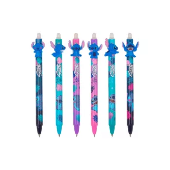 Intrekbare uitwisbare pen Cool Pack Disney Stitch 54908PTR, gelinkt, intrekbare punt