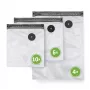 Caso | Vacu ZIP-zakken set | 01243 | transparant