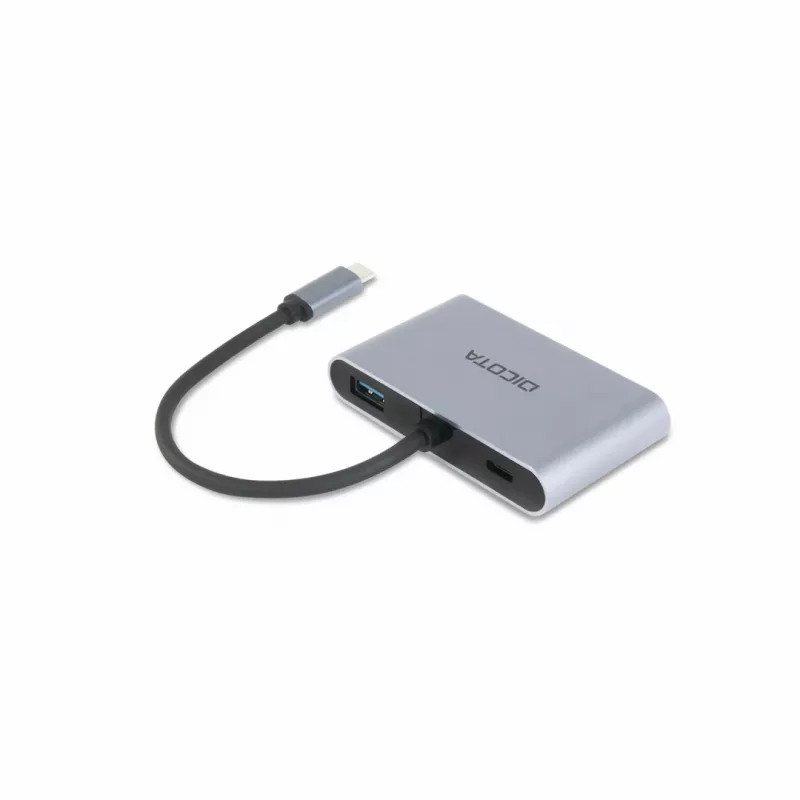 DICOTA D32064 mobiel dockstation tablet/smartphone/laptop zilver