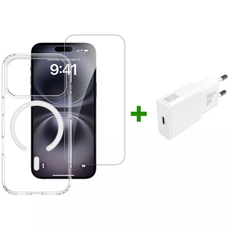 4smarts 3in1 Premium Starter Set voor Apple iPhone 17 Pro, MagSafe-compatibel