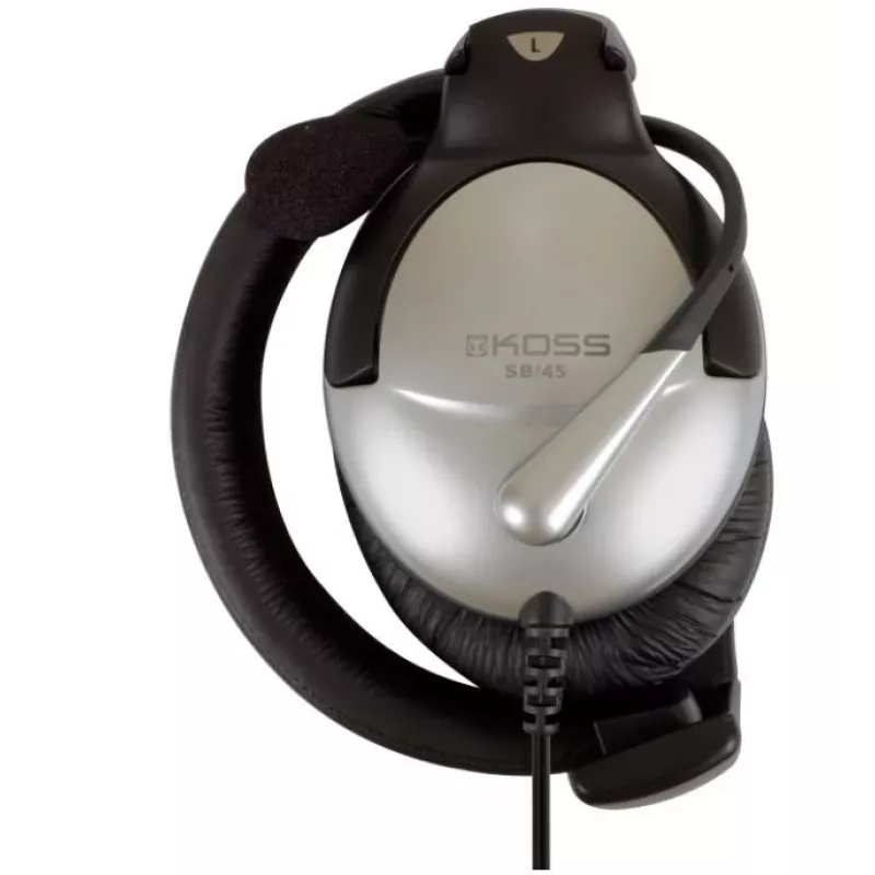 Koss SB45 Headset Bedrade hoofdband Telefoneren/Muziek Zwart, Zilver