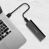 Qoltec 50312 M.2 NVMe SSD-behuizing, USB Type-C, zwart
