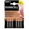 Batterij Duracell AAA R03 6 stuks