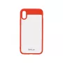 Cover Tellur iPhone X TLL121623 rood transparant
