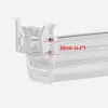 Maclean organizer voor kabels/stekkerdozen onder het bureau, max. belasting 5 kg, wit, MC-106 W