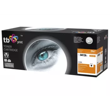 Toner TB Compatibel met OKI B412/B432, zwart, nieuw 412AN