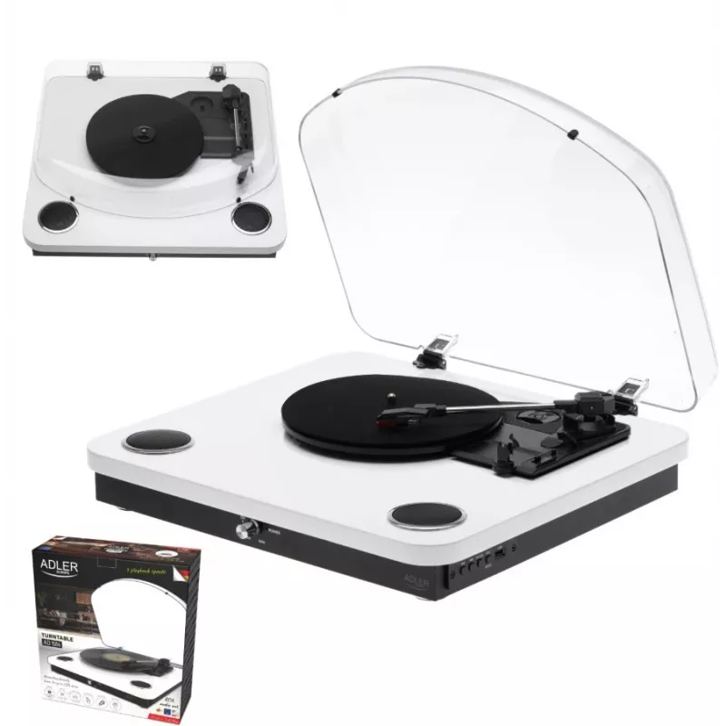 Platenspeler AD1914 Wit