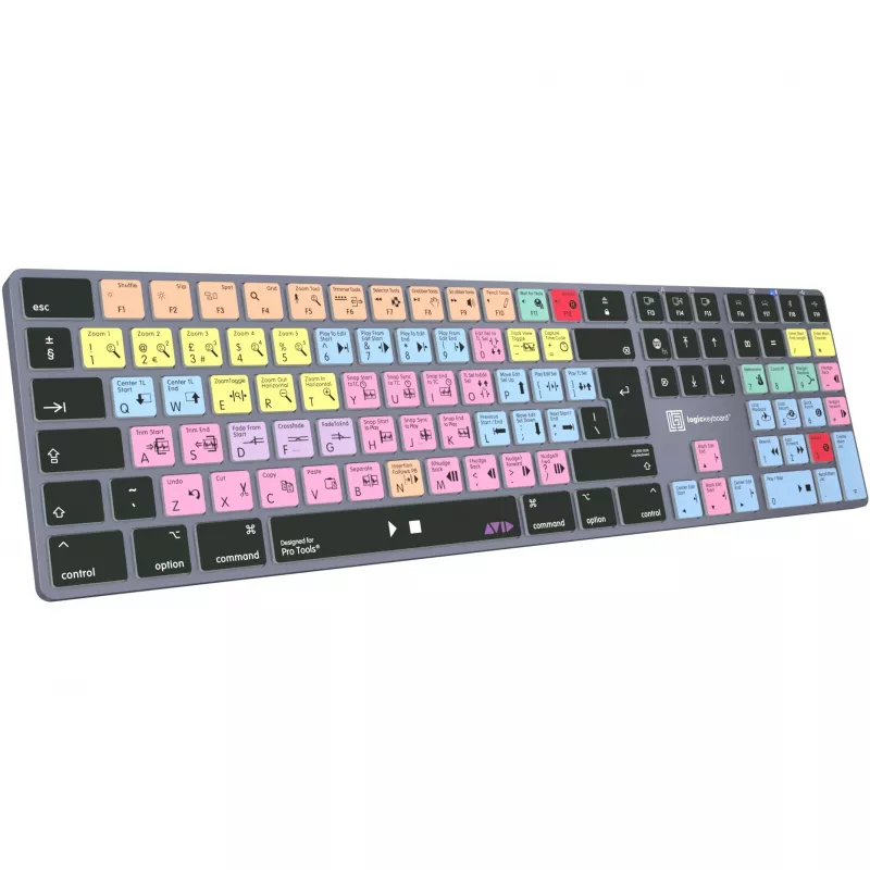 Logickeyboard Avid Pro Tools Titan DE Mac toetsenbord LKB-PT-TM-DE