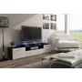 Cama TV-standaard EVORA 200 wenge/wit glanzend