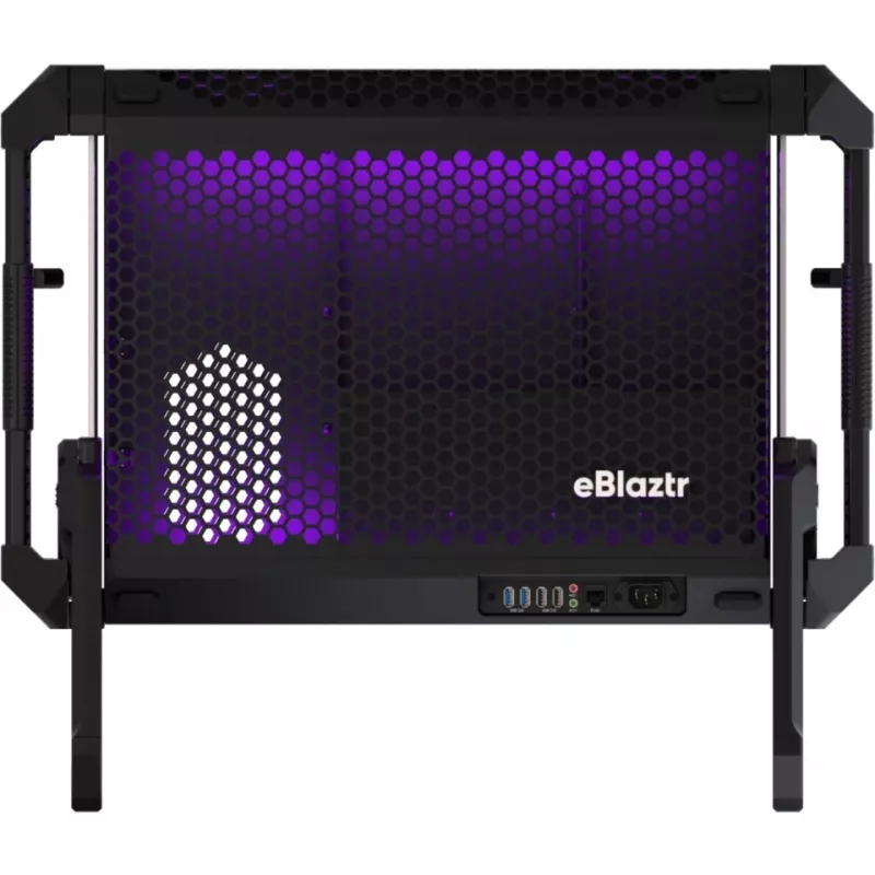 Eblaztr draagbare pc-behuizing - zwart - pc-behuizing - mini tower - zwart