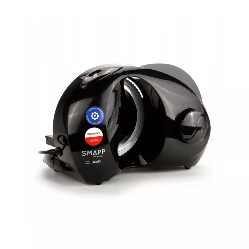 Elektrische tafelsnijder SMAPP 294.5 – 300 W, snijdikte 1–15 mm, RVS-mes, kinderslot, wit