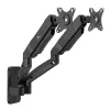 Maclean wandbeugel voor twee monitors, 17-32'', max. 9 kg, mechanische veer, MC-988
