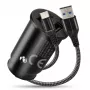 everActive CC-25C autolader, 2x USB 12 W, met USB-C-kabel