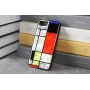iKins hoesje voor Apple iPhone 8/7 Mondrian zwart