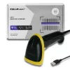 Qoltec 50867 laserbarcodescanner 1D/2D, USB, zwart