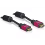 Delock 84334 HDMI-kabel, HDMI A male naar HDMI A male, 4K 30 Hz, 3 m