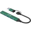 CANYON hub DS-02 4in1 USB-A/C groen