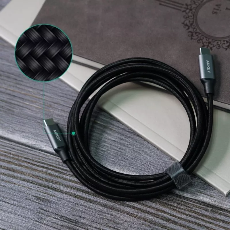 CB-CD6 Ultrafast Braided Quick Charge USB-C naar USB-C 2 m