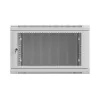 Rackkast 19 inch 6U 600x600 grijs geperforeerd