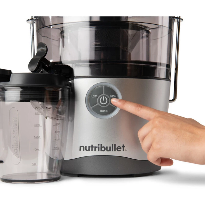 NutriBullet juicer Pro NBJ200G (zilver/grijs, 1.000 watt) (0C22500002)